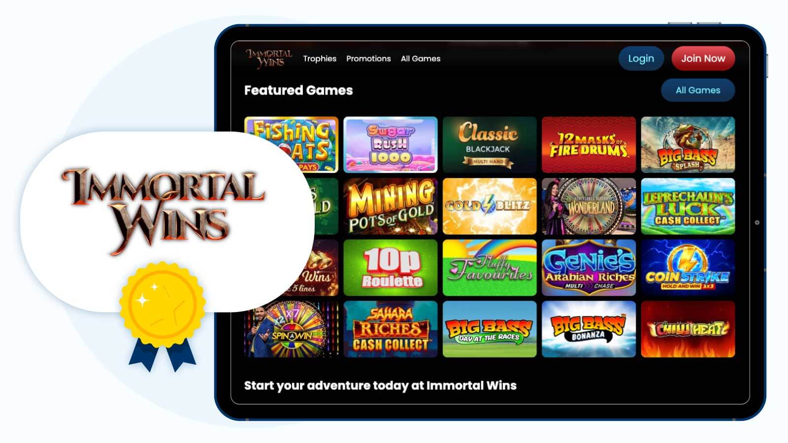 Best No Deposit Free Bingo Bonus: Immortal Wins