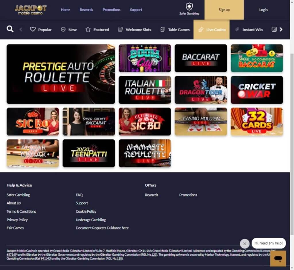 jackpot-mobile-casino-live-dealer-games-collection-review