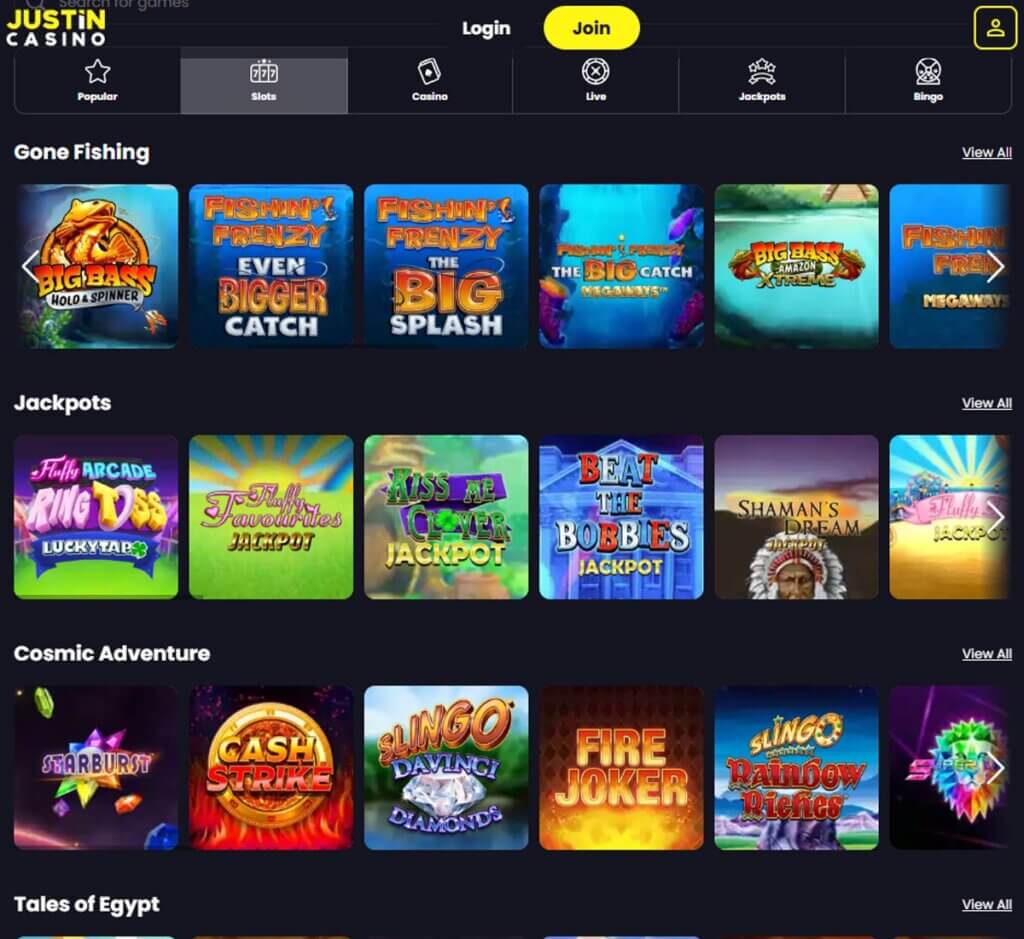 justin-casino-slots-variety-review