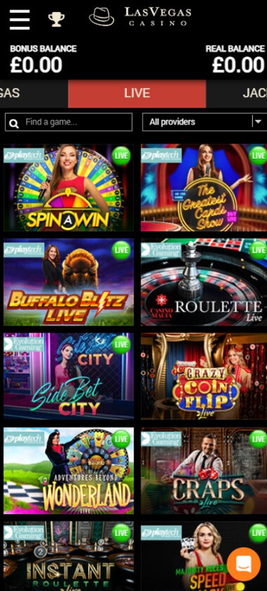 Las Vegas Casino Mobile Preview 2