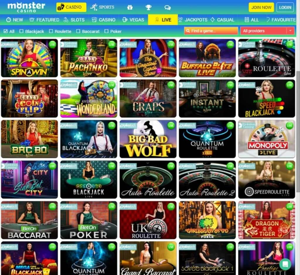 Monster Casino Desktop preview 2