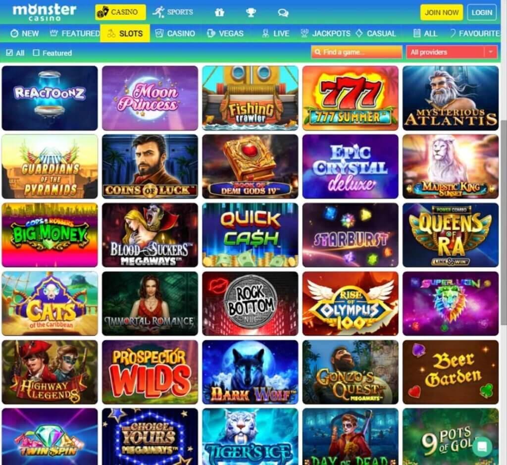 Monster Casino Desktop preview 5