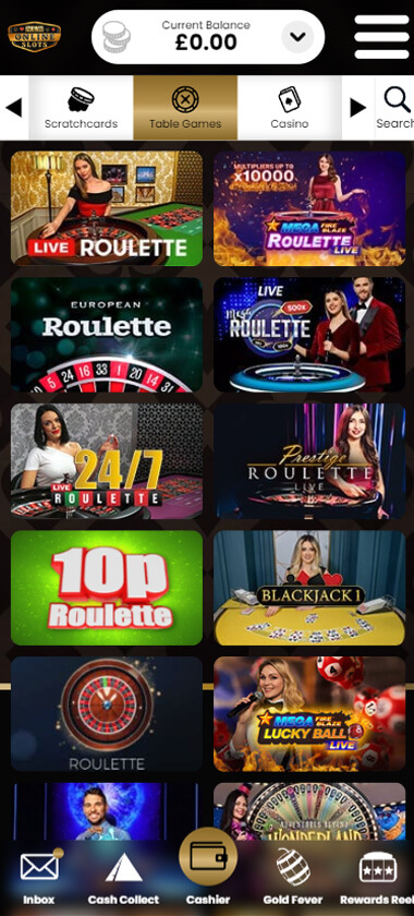 New Online Slots Casino Mobile Preview 2