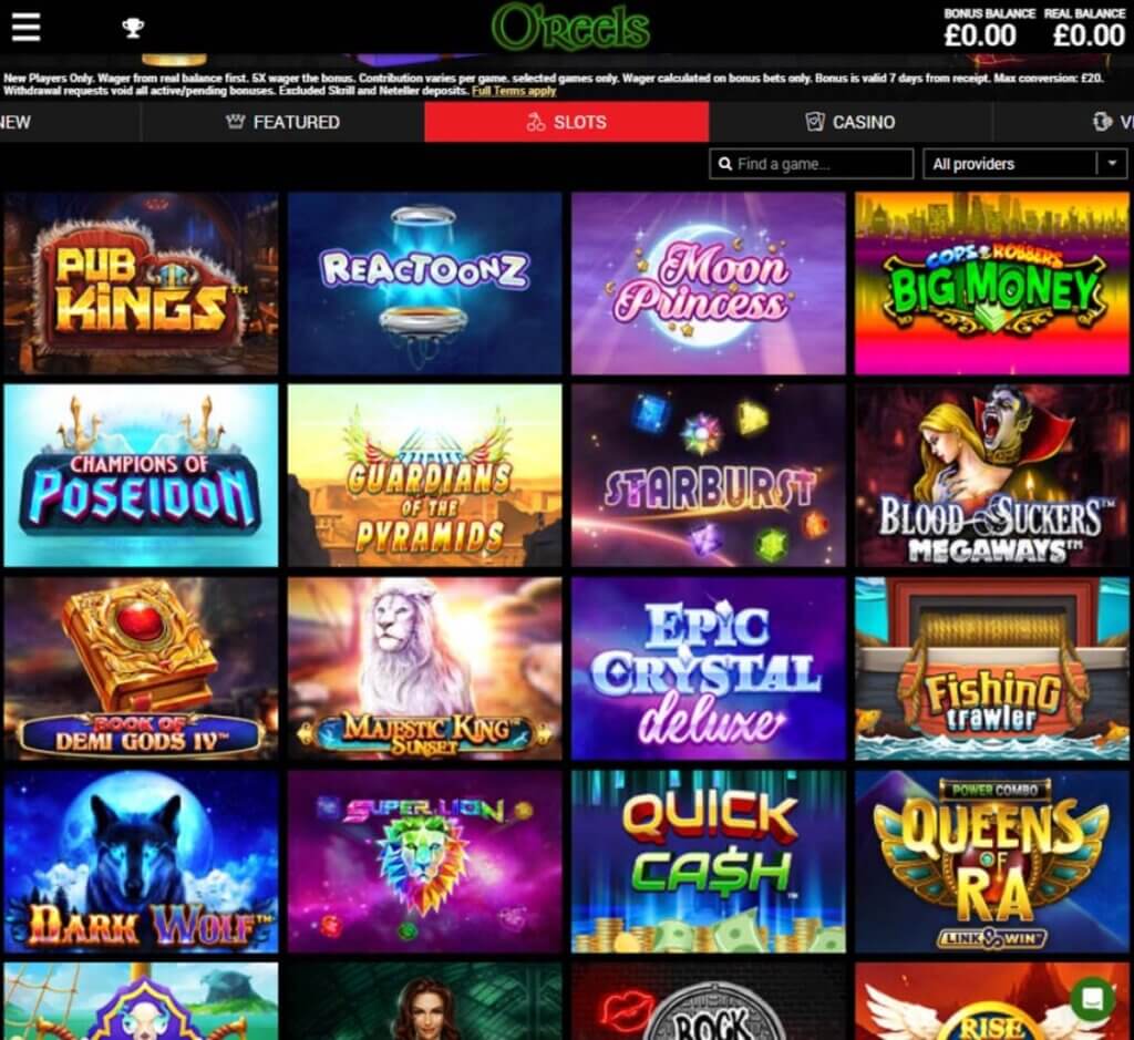 oreels-casino-slots-variety-review