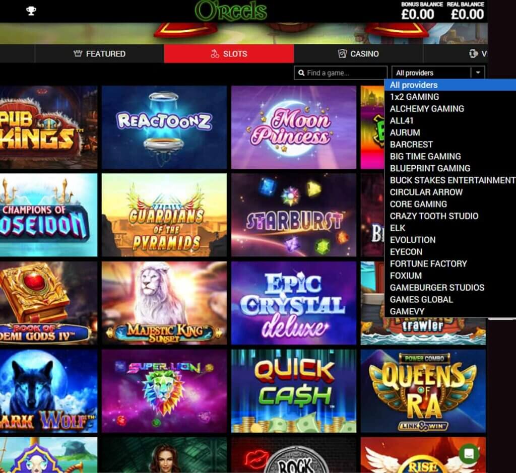 oreels-casino-software-providers-available-review