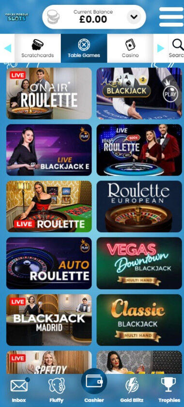 Pay By Mobile Slots Mobile Preview 2