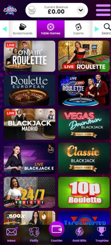Pay By Mobile Casino Mobile Preview 2