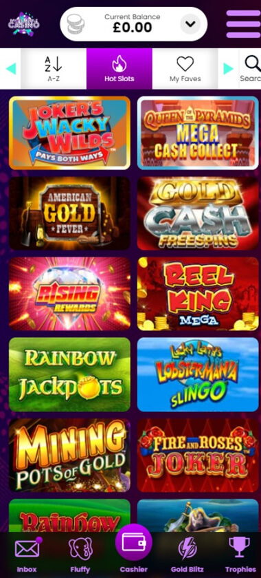 Pay By Mobile Casino Mobile Preview 1