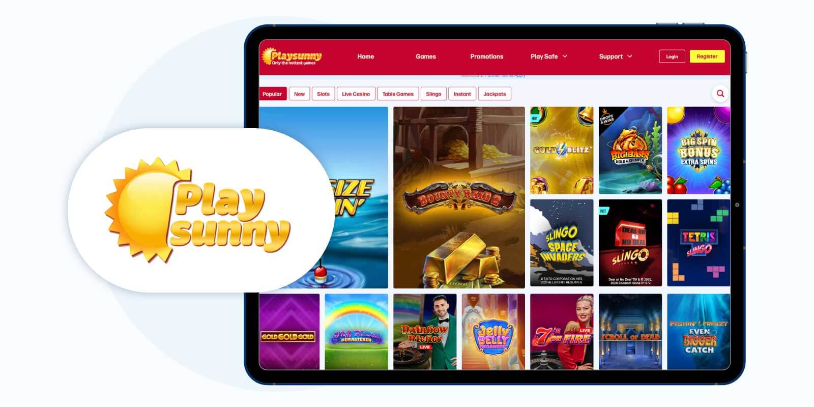 Playsunny Casino - Best NetEnt Casino with Impressive Alternatives