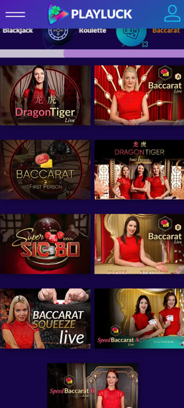 playluck-casino-live-baccarat-games-mobile-review