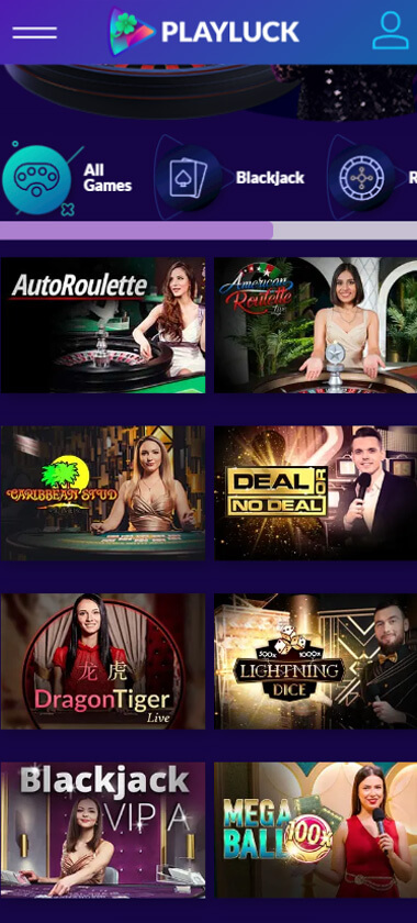 playluck-casino-live-dealer-games-mobile-review