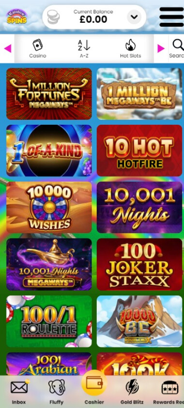 rainbow-spins-casino-collection-of-games-mobile-review