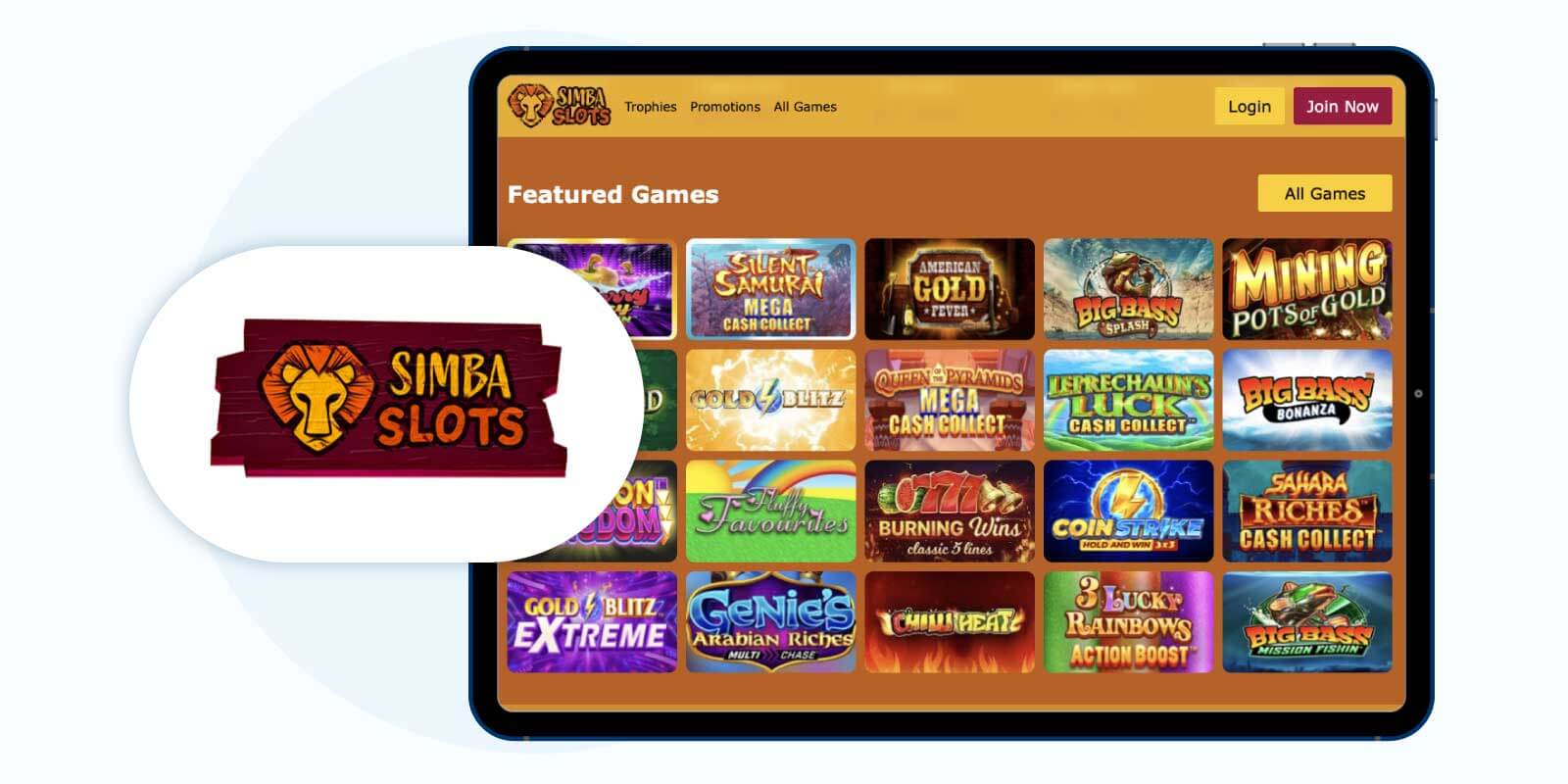 Simba Slots Casino: Runner-Up for the Best Pay By Phone Casino in the UK