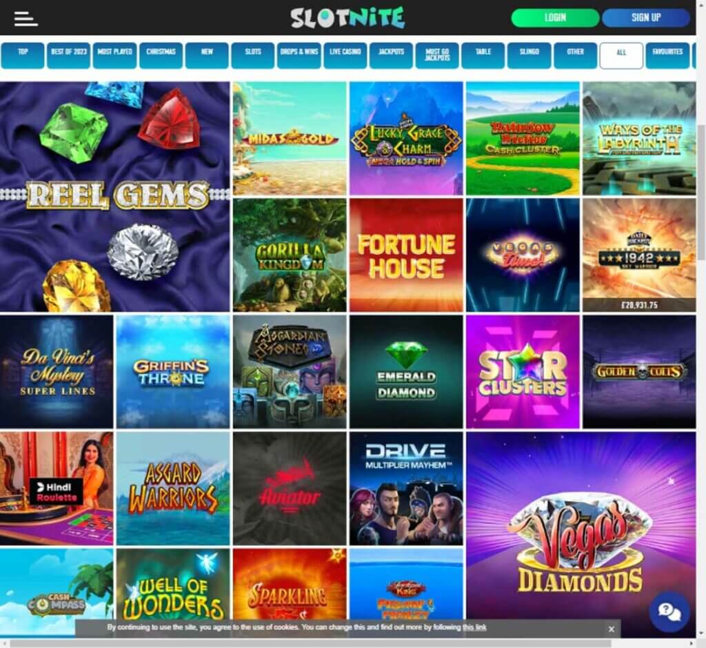 slotnite-casino-collection-of-games-review