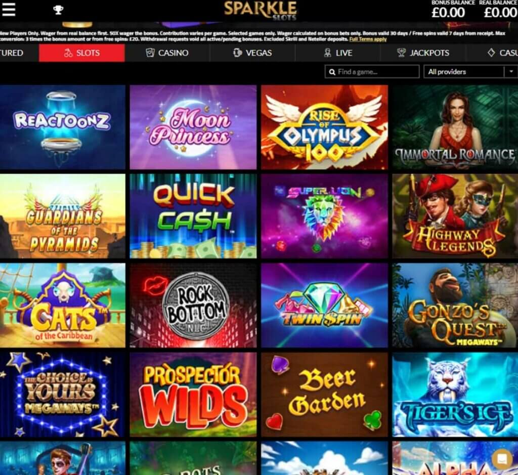 sparkle-slots-casino-slots-variety-review