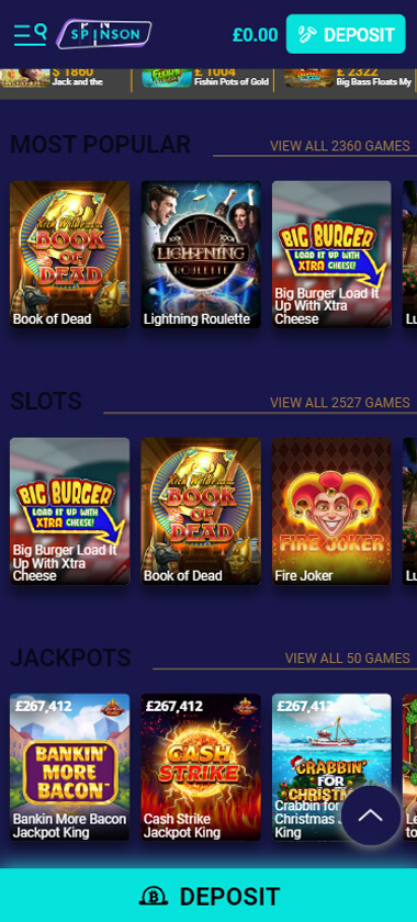 spinson-casino-slots-mobile-review