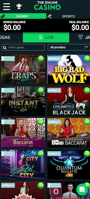 The Online Casino Mobile Preview 4