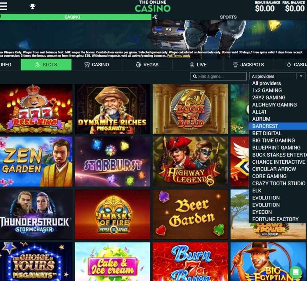 The Online Casino Desktop preview 4