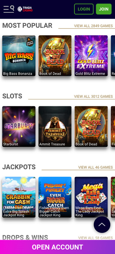 trada-casino-homepage-mobile-review