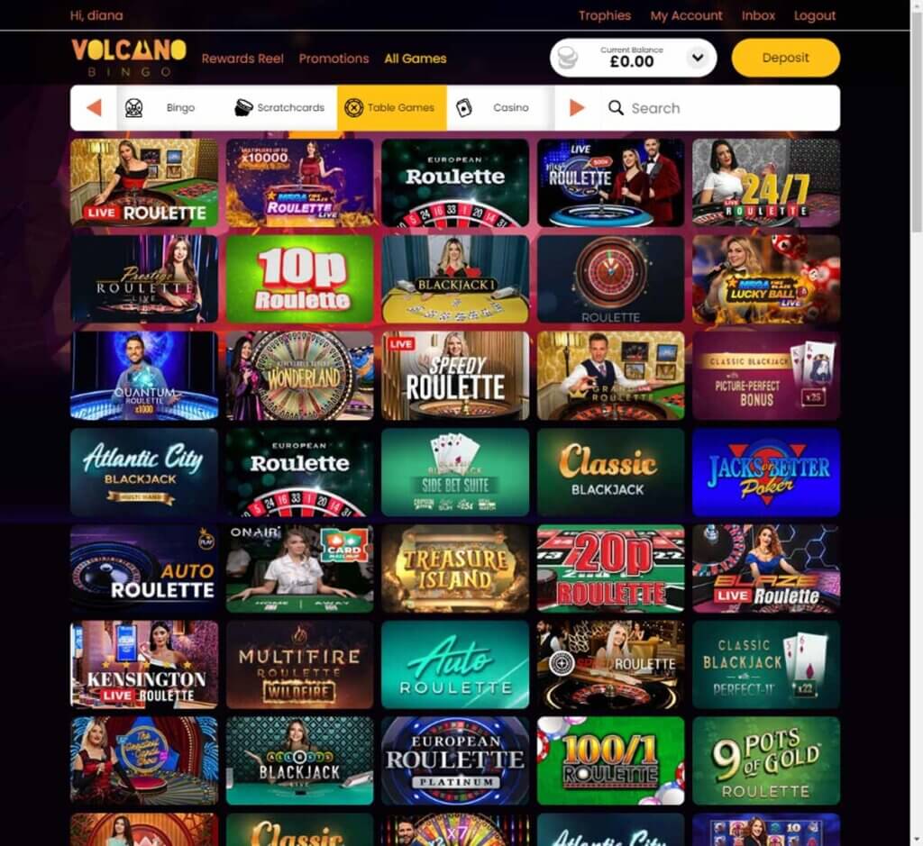 volcano-bingo-casino-live-dealer-games-collection-review
