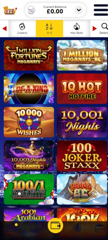 Your Favorite Casino Mobile Preview 4