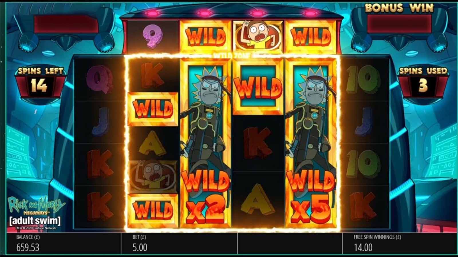 Rick and Morty slot