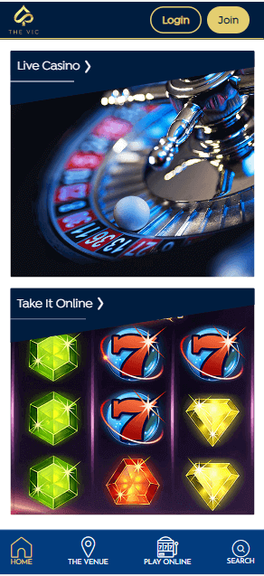 The Vic Casino Mobile Preview 1