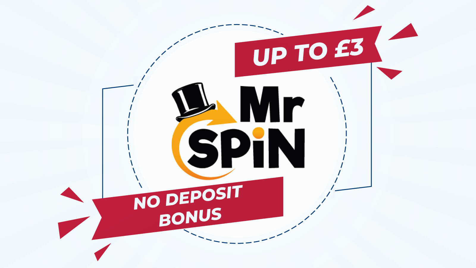 Up To £3 No Deposit Bonus at Mr Spin