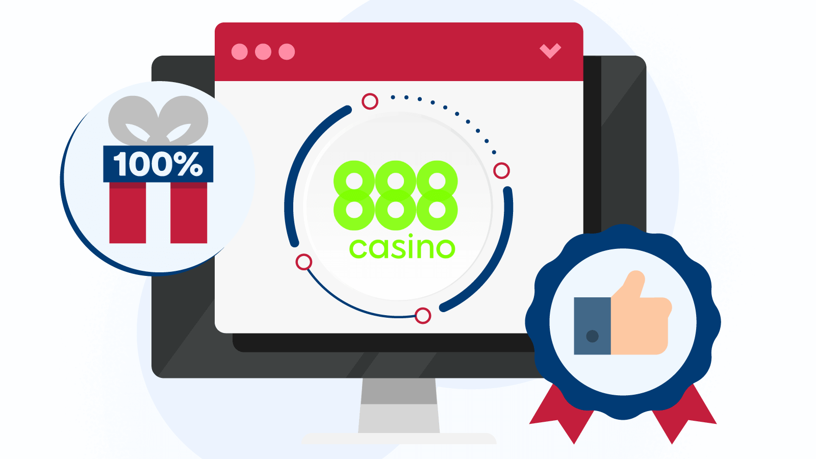 Best 100% Deposit Bonus Casino Overall 888casino