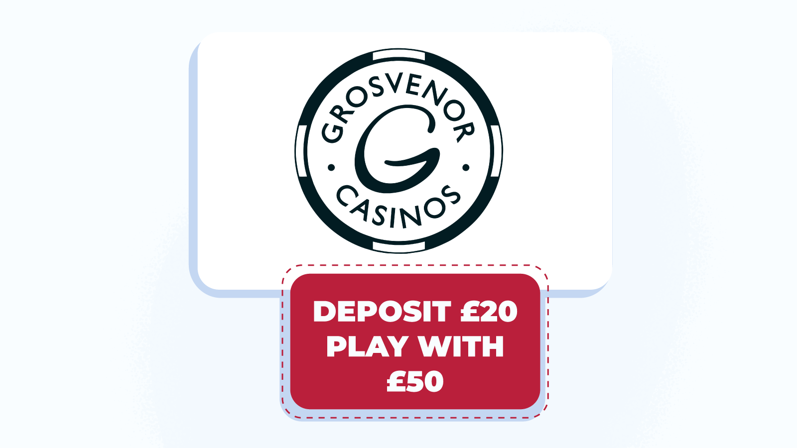 Deposit £20, play with £50 at Grosvenor – best for £20 deposit