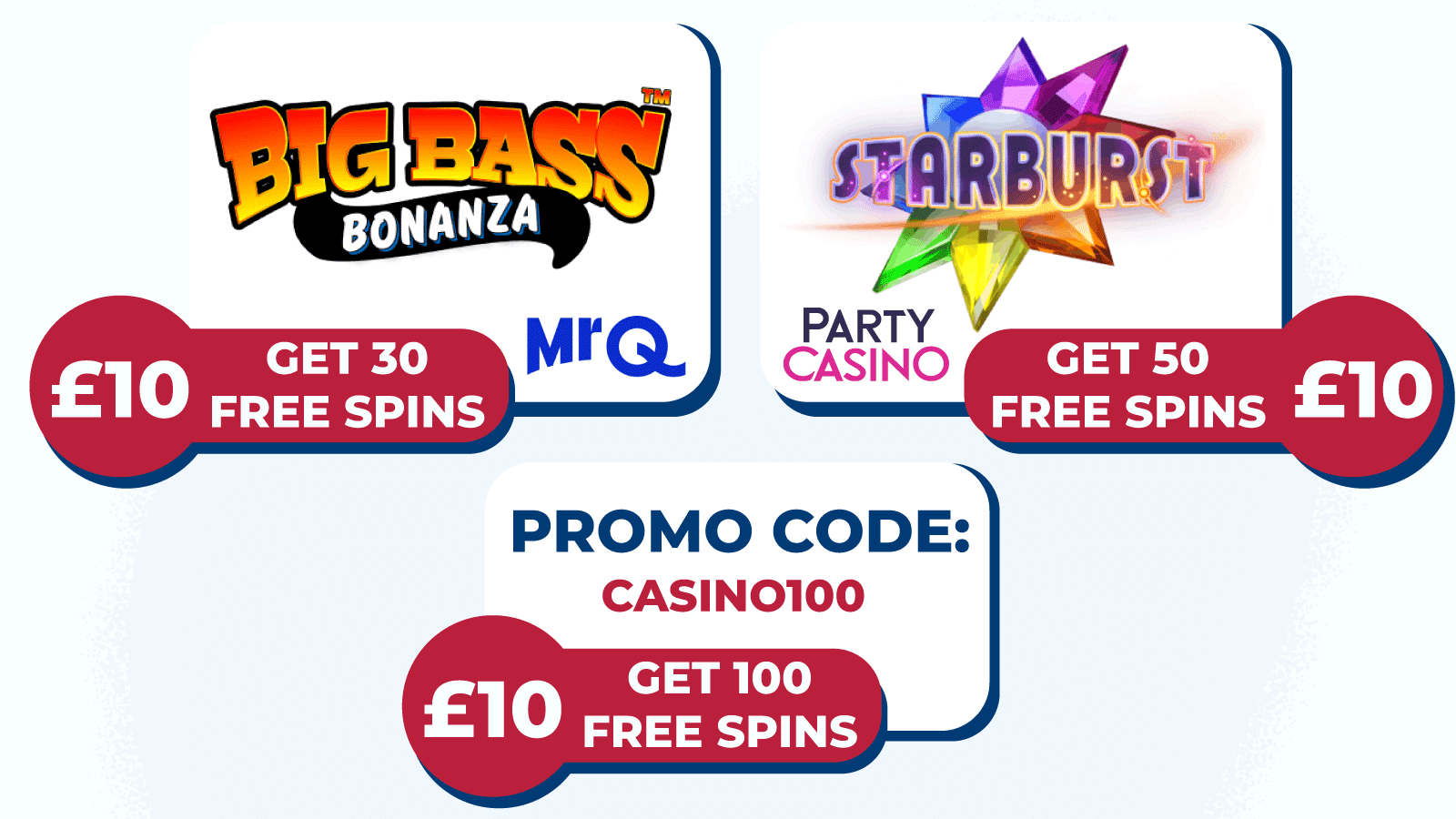 Free Spins for £10