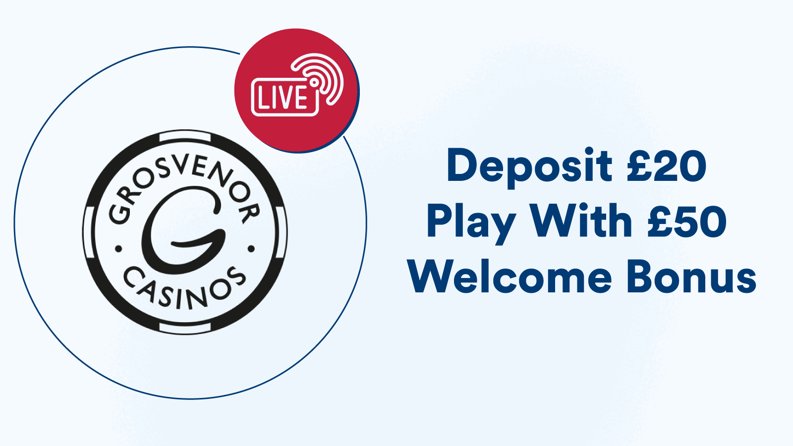 Deposit £20 Play With £50 Welcome Bonus
