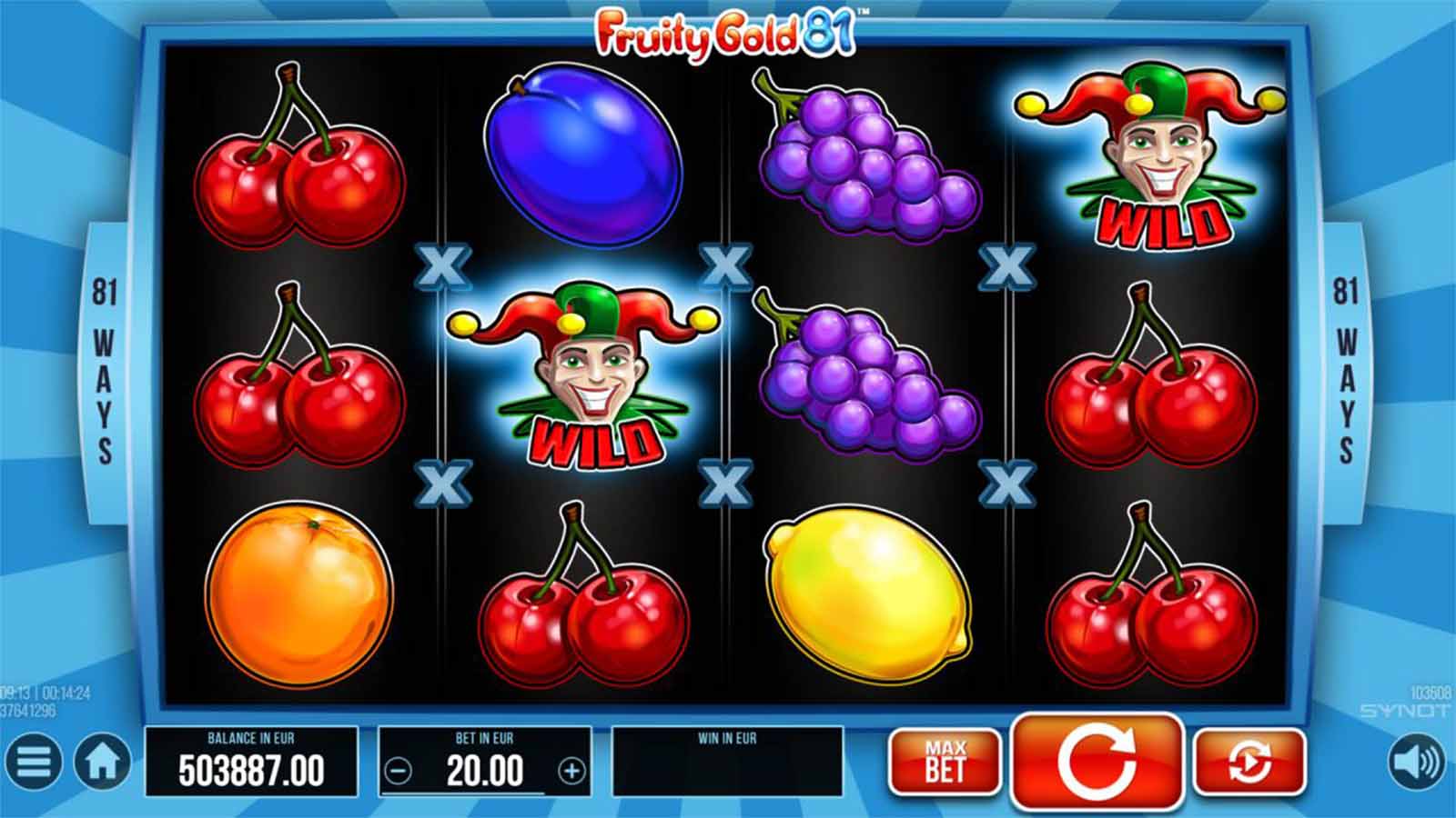 Fruity Slot 81 – 96.01% – Synot Games
