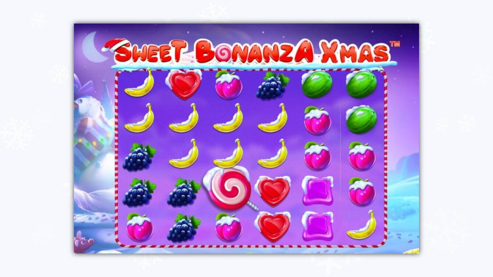 Sweet Bonanza Xmas - RTP 96.51%