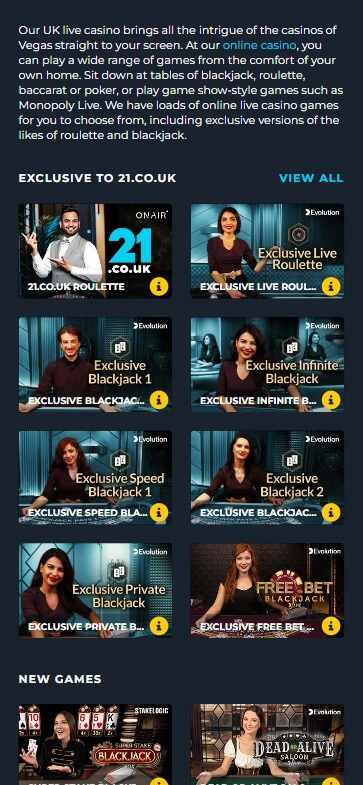 21.co.uk Casino Mobile Preview 1
