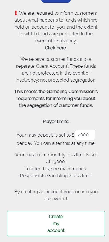 The Phone Casino Registration Process Image 4