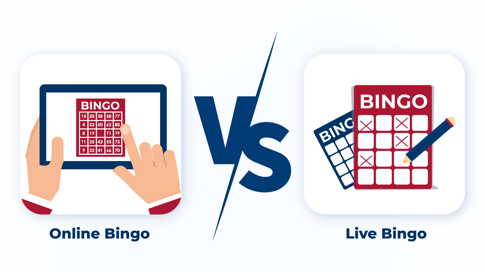 British Bingo Websites vs. Live Bingo