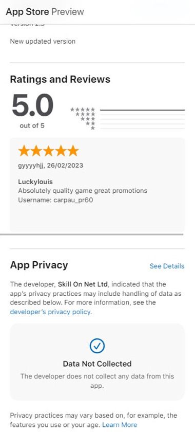 Lucky Louis App preview 2