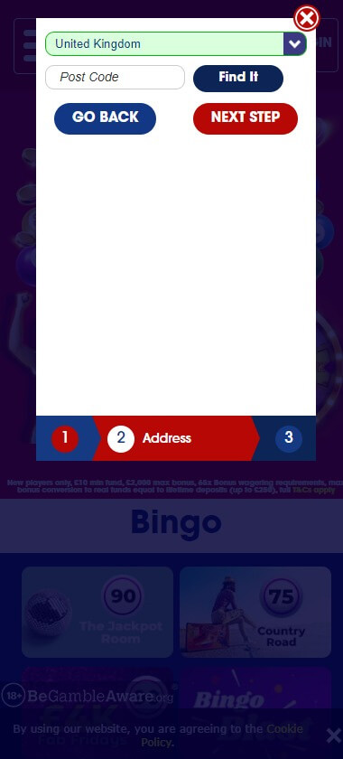 OK Bingo Casino Registration Process Image 2