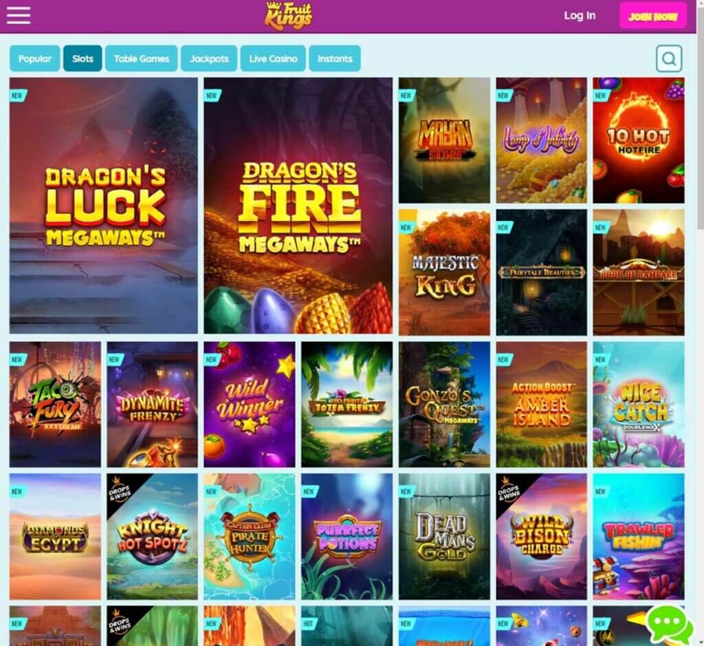 FruitKings Casino Desktop preview 2