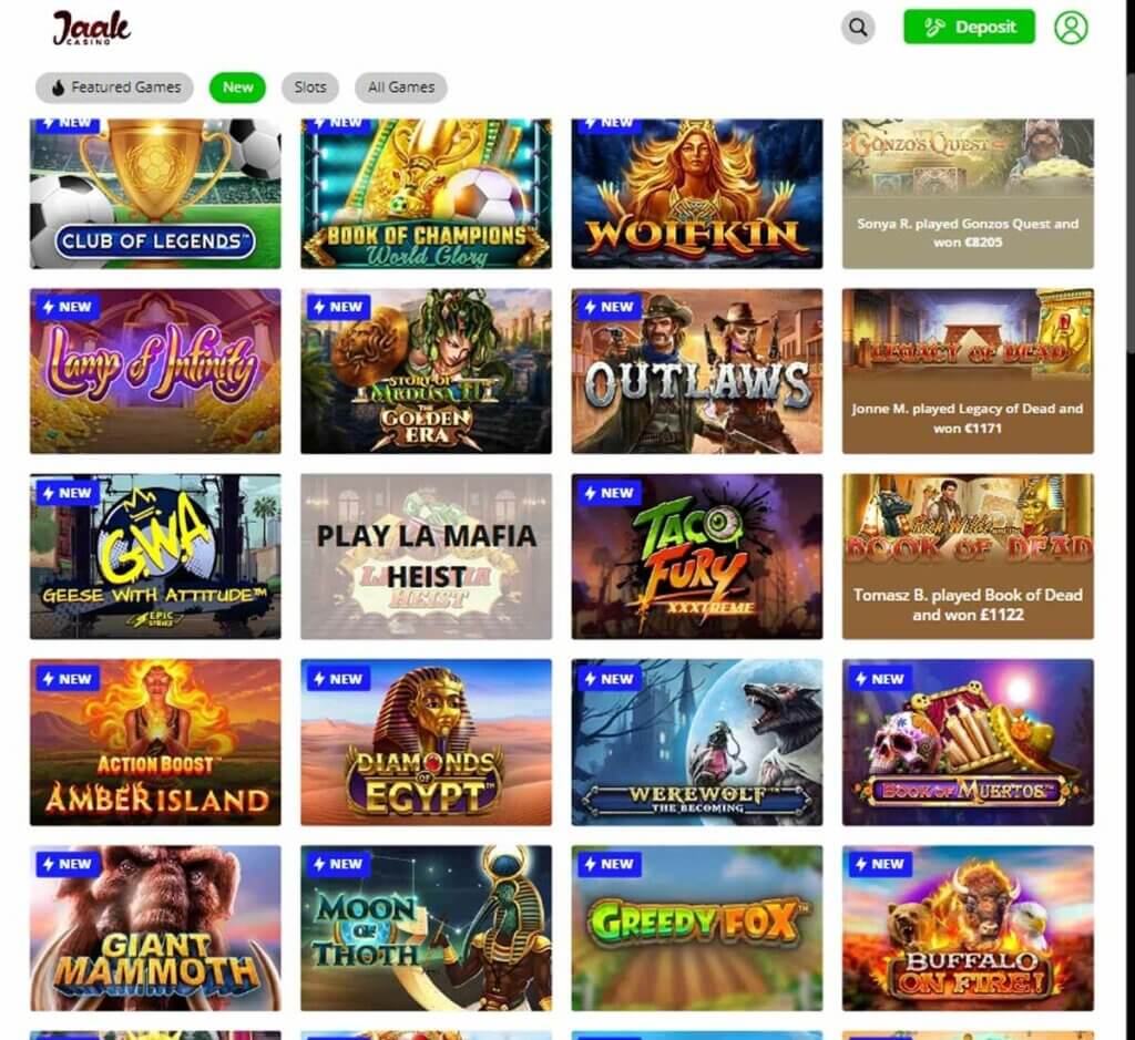 Jaak Casino Desktop preview 1