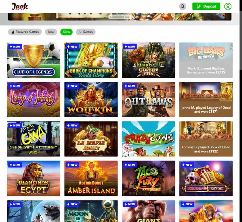 Jaak Casino Desktop preview 2