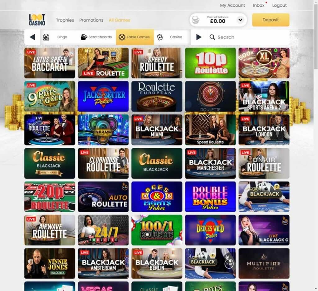 Loot Casino Desktop preview 1