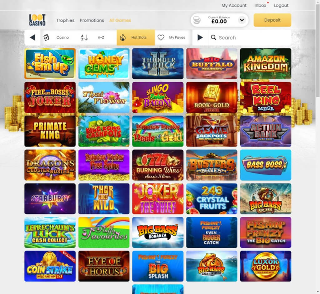 Loot Casino Desktop preview 2
