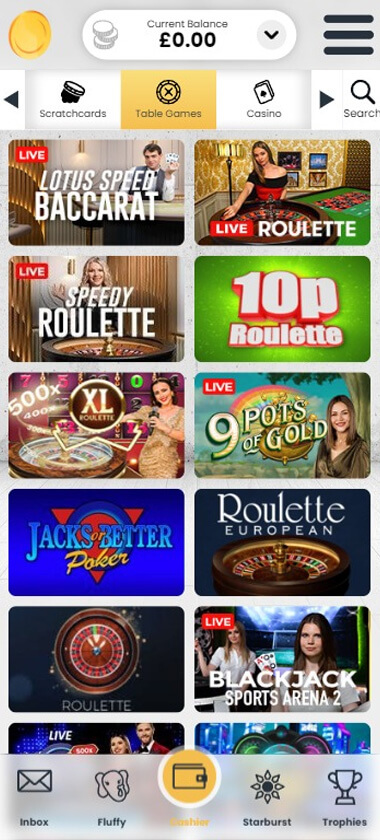 Loot Casino Mobile Preview 1