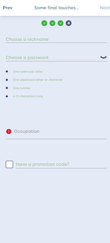 Quality Bingo Registration Process Image 4
