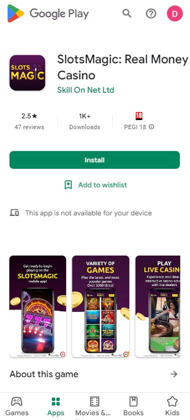 Slots Magic Casino App preview 1