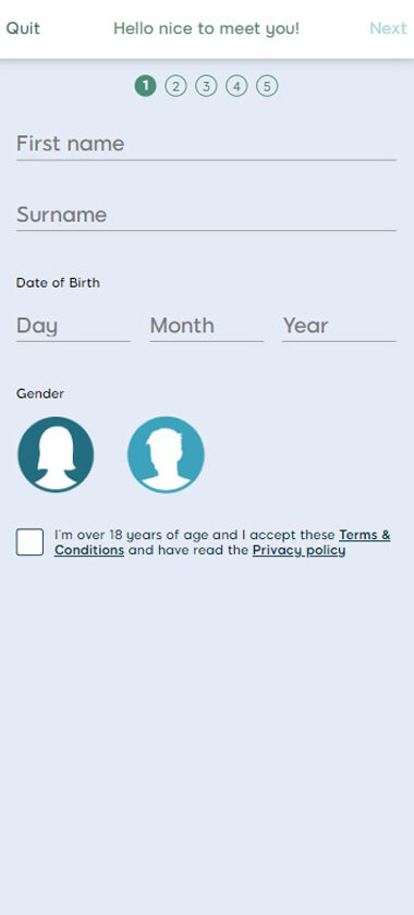 UK Bingo Registration Process Image 1