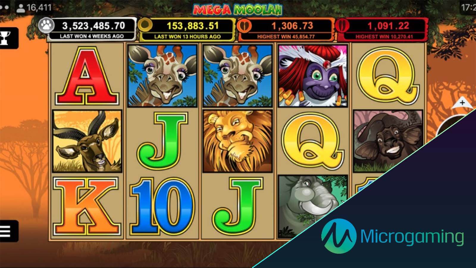 Microgaming Slots - mega moolah