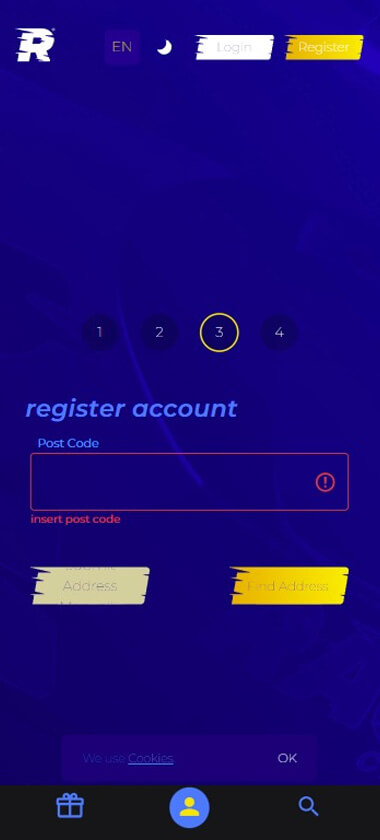 Race Casino Registration Process Image 3